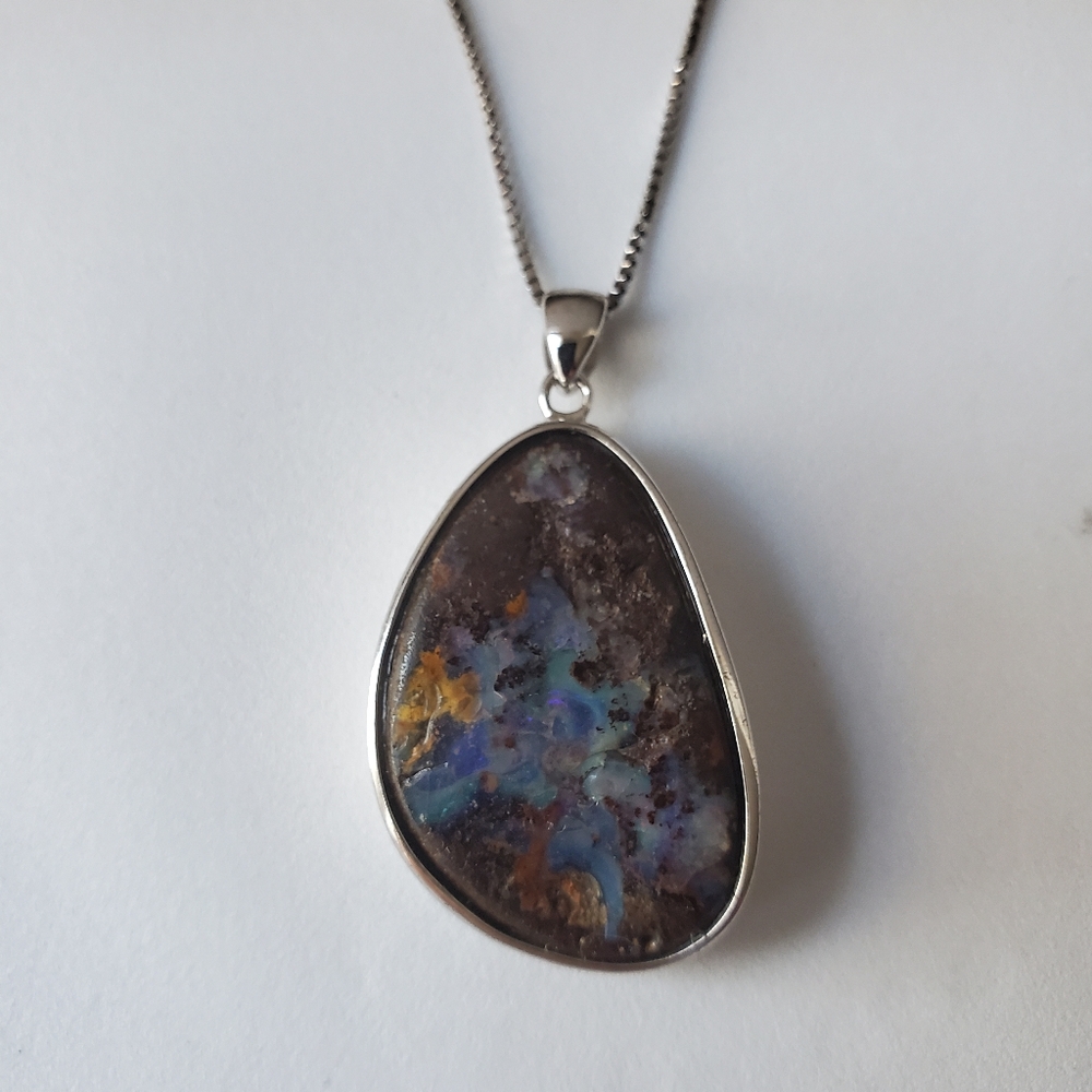 Boulder Opal Pendant
